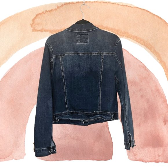 WAX JEAN BASIC‎ DENIM PLUS SIZE JACKET - Picture 2 of 3